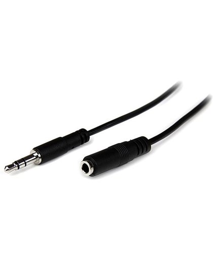 StarTech.com 2 m slanke 3,5 mm stereo-audioverlengkabel M/F audio kabel