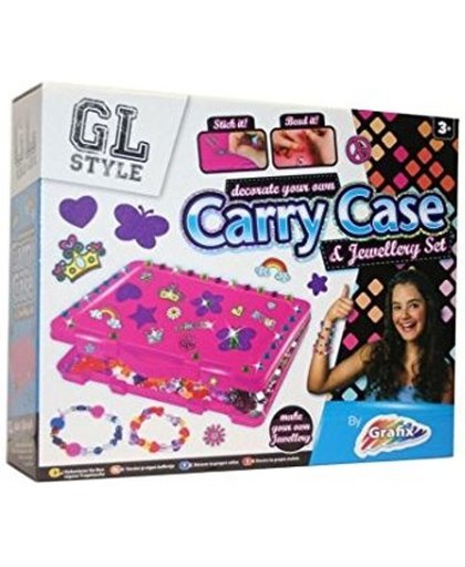 Carry case - versier je eigen beauty koffer en maak sieraden!