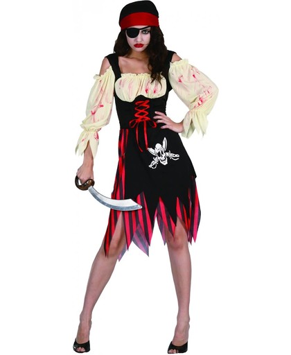 Zombie piraat outfit Halloween - Verkleedkleding - One Size