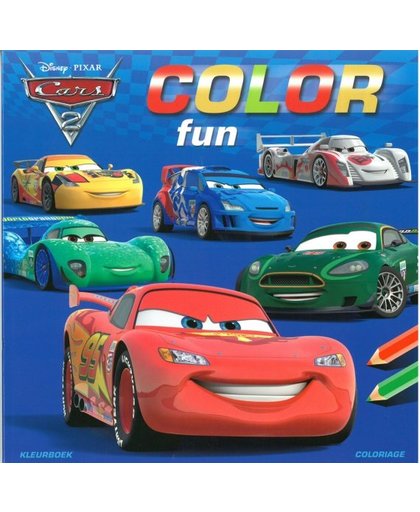 Disney kleurboek Color Fun Cars 2 22 cm