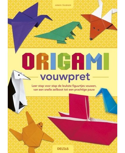 Deltas hobbyboek Origami vouwpret 26 cm