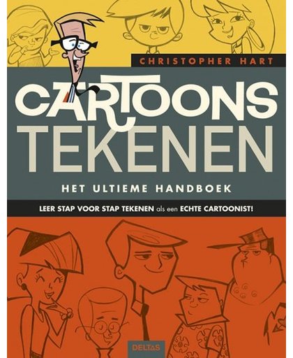 Deltas hobbyboek Cartoons tekenen 25 cm