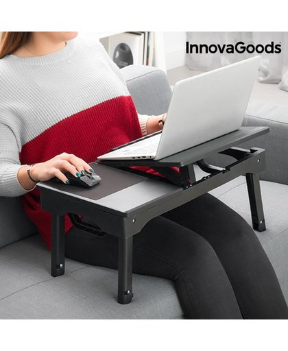 Vouwbare Laptoptafel met LED Licht - Innovagoods