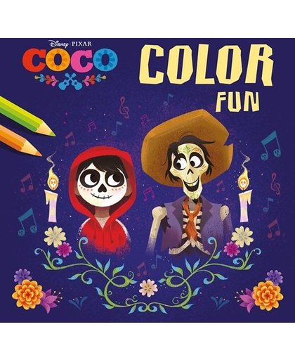 Disney kleurboek Color Fun Coco 22 cm