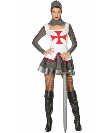 Middeleeuwse ridder kostuum voor vrouwen - Verkleedkleding - Maat M/L