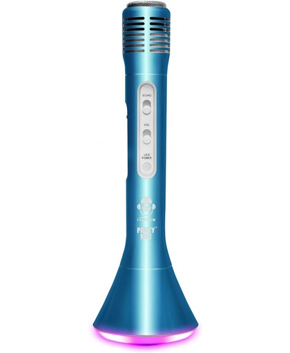 iDance PM 10 Karaoke microphone Draadloos Blauw