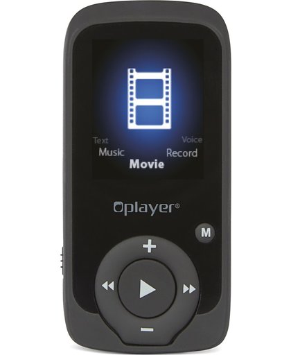 NIKKEI NMP4BKBT 8GB Digitale Audio-speler met Bluetooth, Radio, Pedometer, JPEG picture browsing en AMV video