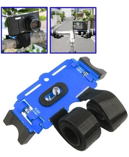 camera / camcorder fiets houder (blauw)