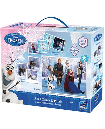 Disney 3in1 Game+Puzzle Frozen