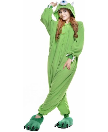 Groene Eenoog Onesie voor volwassenen - Groene Eenoog Kigurumi Pyjama