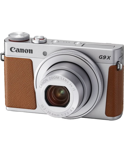 Canon PowerShot G9 X Mark II Compactcamera 20.1MP 1" CMOS 5472 x 3648Pixels Bruin, Zilver
