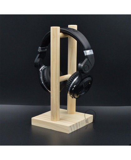 Staande Koptelefoon Houder - Headset Houder - Hoofdtelefoon Stand / Standaard - Hout