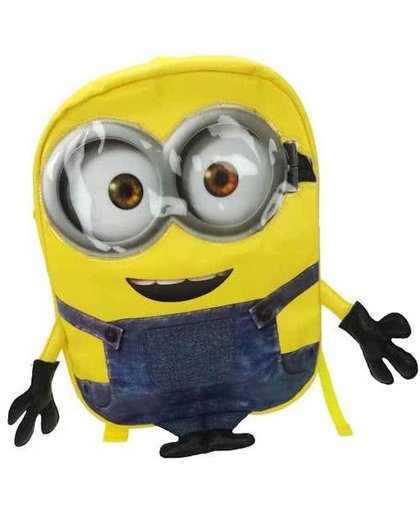 Minions 3D rugzak met armen junior geel 10 liter
