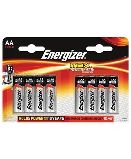 Energizer batterij Max AA blister van 8 stuks