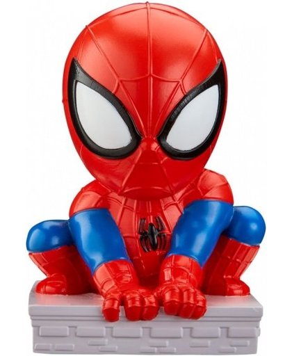 Marvel nacht en zaklamp Spider Man 12 cm rood