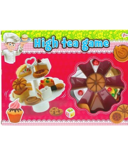 Toi Toys high tea balans spel roze 31 cm 15 delig