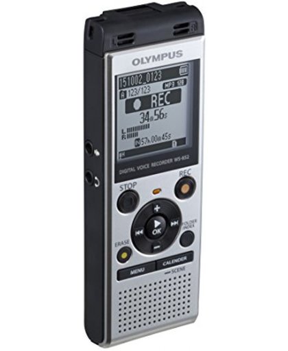 Olympus WS-852 - Voicerecorder - zilver - (4GB) incl. Batterij