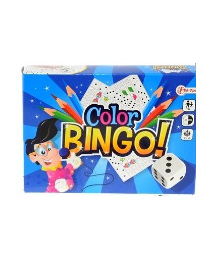 Toi Toys color bingo spel 21 cm junior