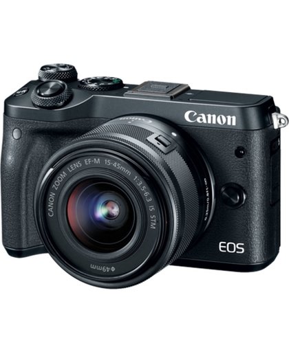 Canon EOS M6 MILC 24,2 MP CMOS 6000 x 4000 Pixels Zwart