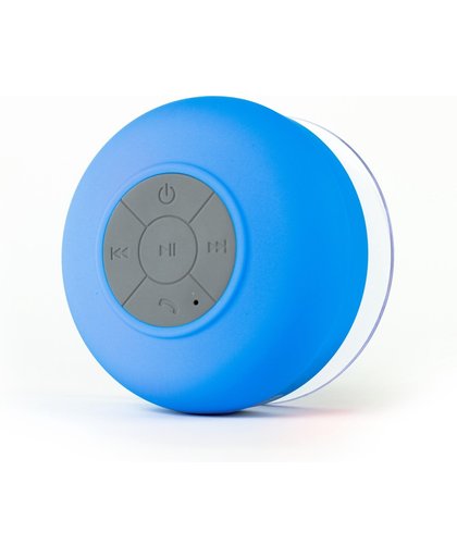 Waterdichte Bluetooth Speaker met krachtige zuignap BLAUW