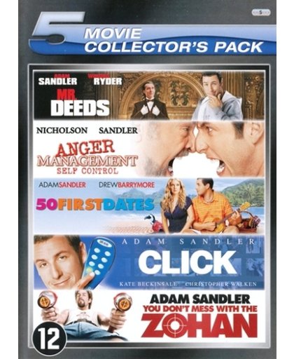 50 FIRST DATES / ANGER MANAGEMENT / CLICK (2006) / MR. DEEDS / YOU DON'T MESS WITH THE ZOHAN - 5 PACK