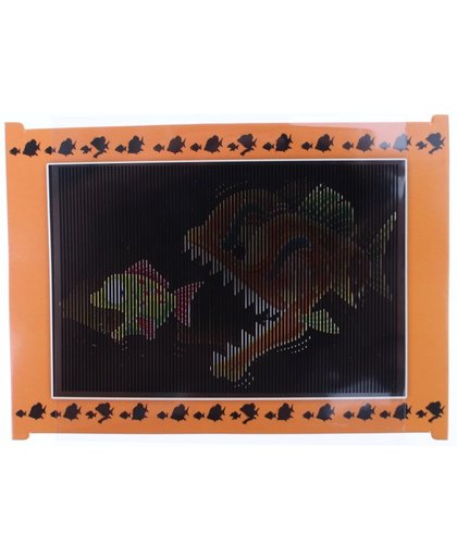Toi Toys magische bewegende kaart piranha oranje