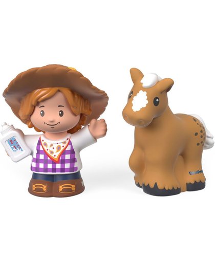 Fisher-Price Little People Boerin Melodee & Pony