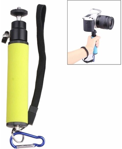 LED Flash licht houder Sponge Handheld Monopod met Gimbal voor SLR Camera(groen)