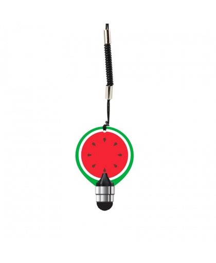 Dresz stylus touchscreen Watermelon 4 cm rood/groen