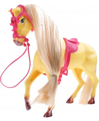 Toi Toys Sofie paard met borstel 25 cm geel