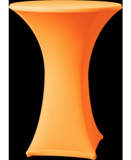 Statafelrok Luxe - Oranje Ø 80 x 120 cm