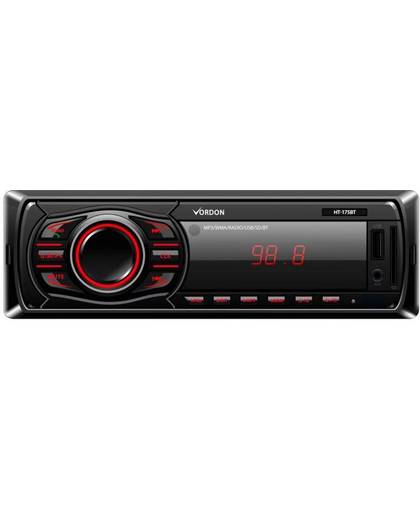 Autoradio - Met AUX, USB SD kaart ingang en bluetooth - FM radio auto radio - Vordon
