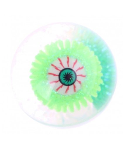 Toi Toys stuiterbal oog met lichteffect groen 7 cm
