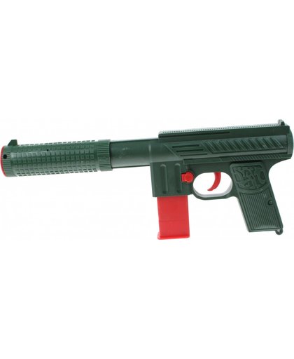 Toi Toys Black Series handgeweer met munitie 30 cm groen
