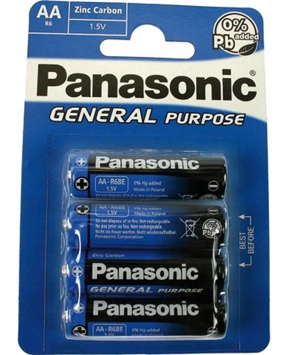 Panasonic AA General Purpose Batterijen