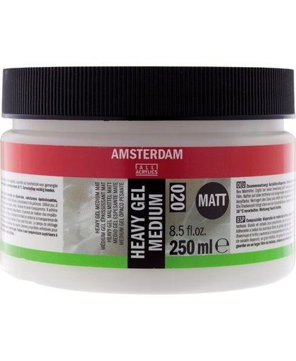 Amsterdam schildermedium flacon 250 ml - heavy gel - mat