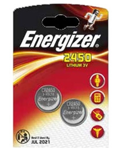 Energizer CR2450 Lithium 3V niet-oplaadbare batterij
