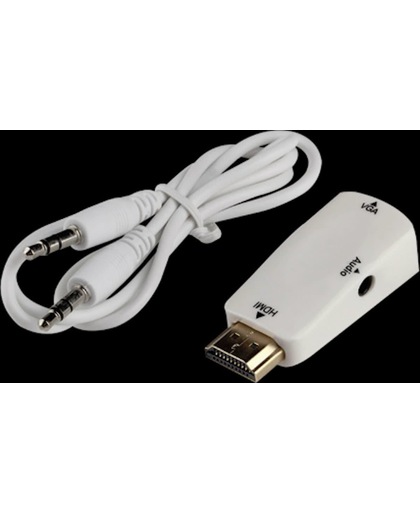 HDMI Male naar VGA Adapter met audio | Converter | HDMI naar VGA