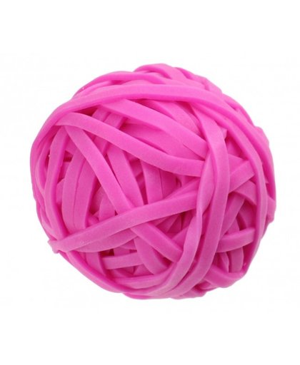 Dresz stuiterbal elastieken 4,5 cm roze