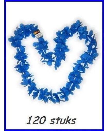 Hawai krans blauw per 120