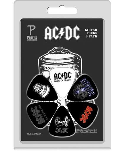 6 pack plectrums AC/DC 3