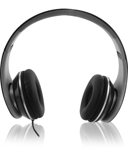 Ewent EW3576 Hoofdband Stereofonisch Bedraad Zwart mobiele hoofdtelefoon