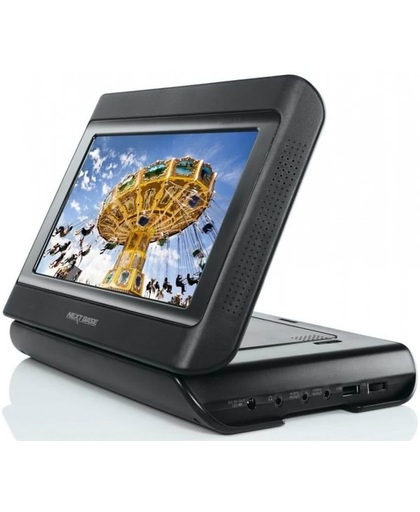 Nextbase Click 9 Lite Duo - Portable DVD-speler met 2 schermen en 1 speler - 9 inch - Zwart