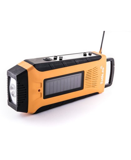 Totle Wereldradio Multi Survival - 2000mah + Batterij - SOS Functie - Opwindbaar