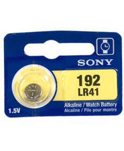 Sony 5x LR41 45mAh Alkaline 1.5V niet-oplaadbare batterij
