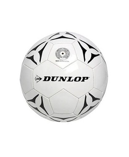Dunlop voetbal met pomp wit maat 5