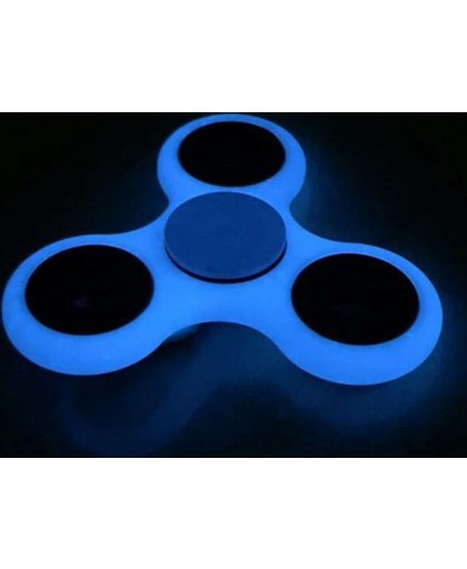 Gorillz Hand Spinner - draaier / Glow in the dark / Anti-stress gadget/ Donkerblauw met hoogwaardige keramische lagers/Orginele Fidget spinner