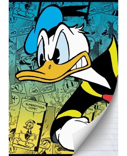 Disney schrift Donald Duck A4 gelijnd