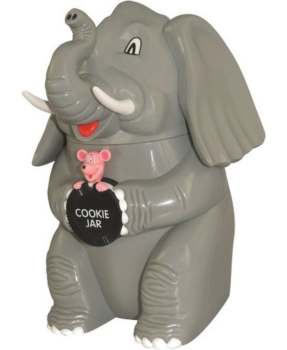 Dresz zingende koektrommel Elephant 33 cm grijs