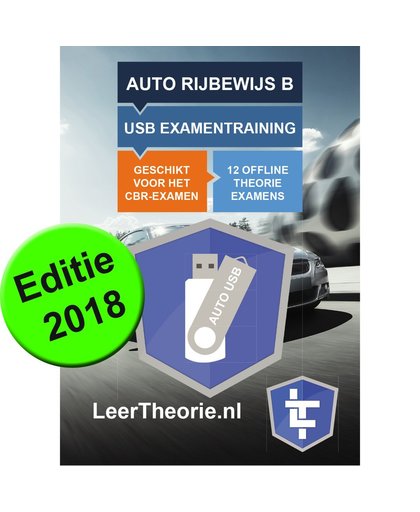 Auto Theorie Oefenexamens 2018 USB stick voor Rijbewijs B - LeerTheorie